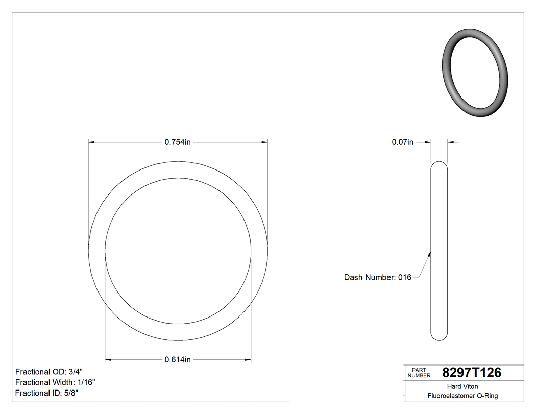 Technical drawing - 8297T126
